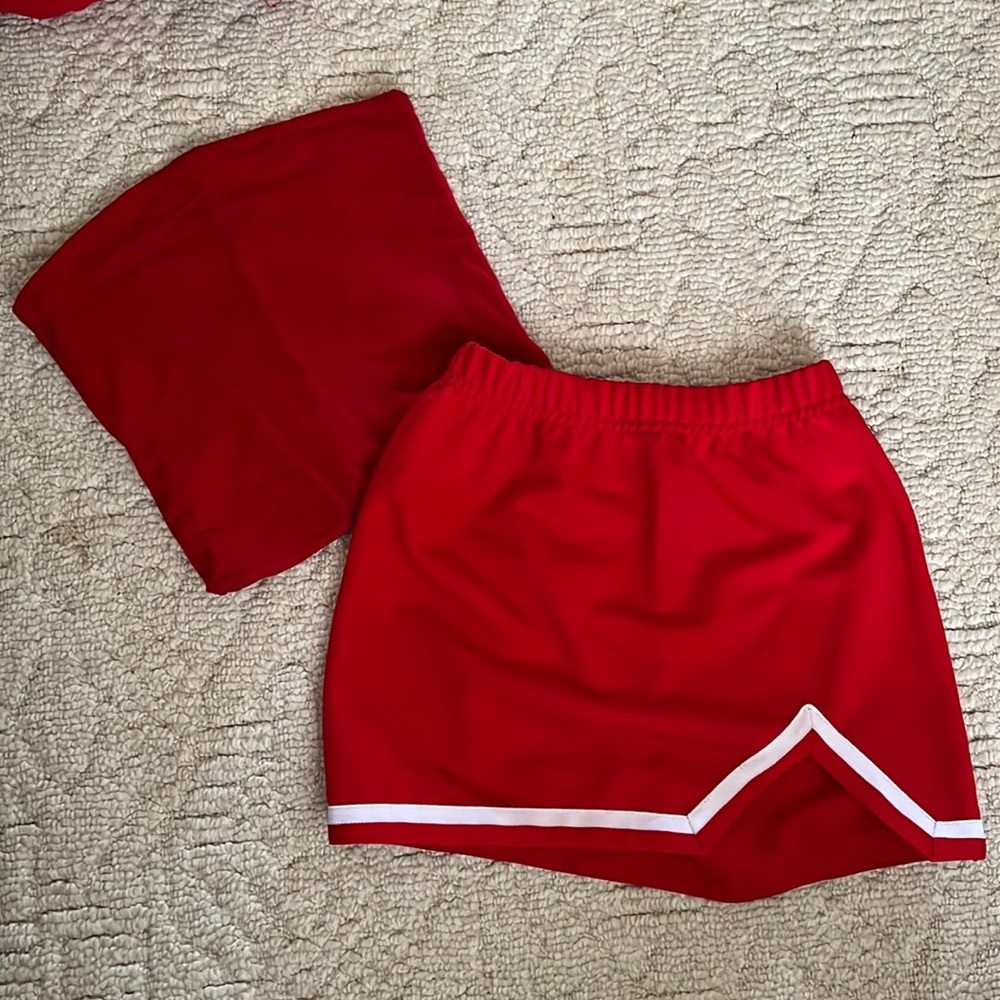 Cheer skirt and tub top